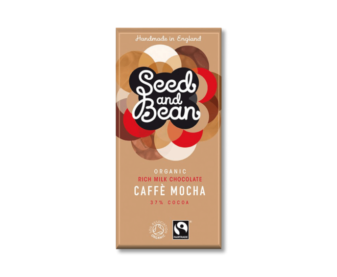 Seed and Bean 37% mléčná čokoláda káva Mocha Bio 85g