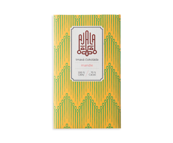 Ajala 70% hořká čokoláda MANDLE BIO 45 g