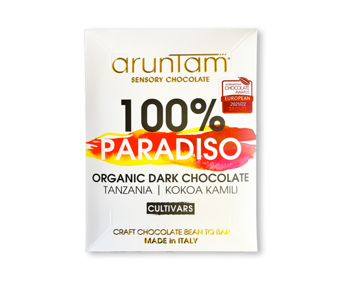 Aruntam 100% hořká čokoláda PARADISO TANZANIE KOKOA KAMILI BIO 50 g