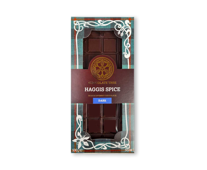Chocolate Tree 58% hořká čokoláda HAGGIS SPICE BIO 100 g