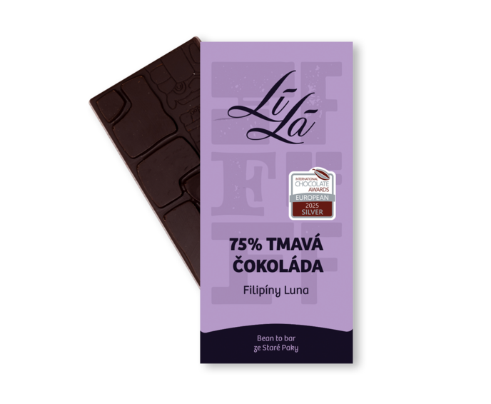 LÍLÁ 75% hořká čokoláda FILIPÍNY Luna 50 g