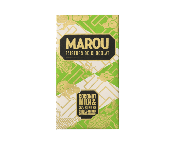 MAROU EXP 55% hořká čokoláda s kokosovým mlékem 80 g