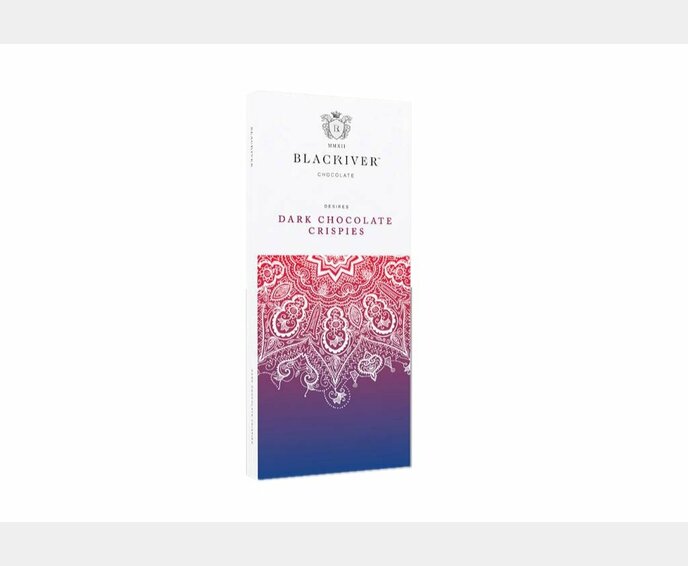 Black River Chocolate Dark Chocolate with crispies, hořká čokoláda s burizony 100g