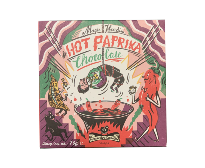 Rózsavölgyi Csokoládé 73% hořká čokoláda HOT PAPRIKA 70 g