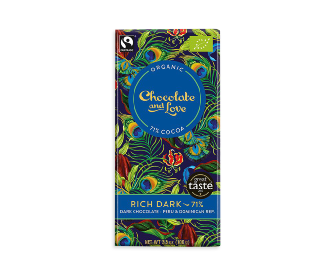 CH&L EXP Rich Dark 71% hořká čokoláda BIO 80 g