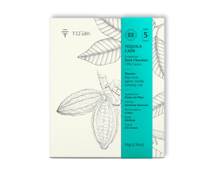 To’ak Chocolate hořká čokoláda 73 - Tequila Cask Aged – Harvest 2015 50g