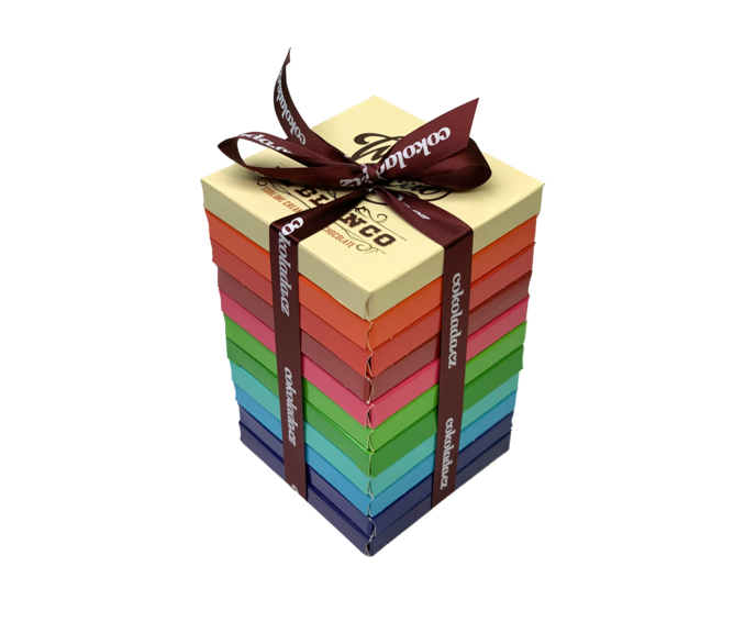 Willie's Cacao degustační sada čokolád JEDENÁCTKA 550 g