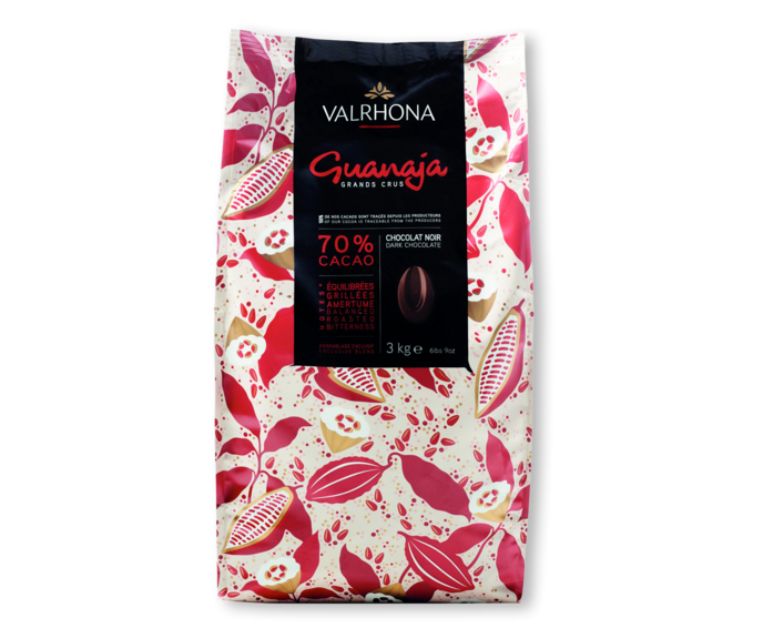 Valrhona 70% hořká čokoláda MAX PECKY GUANAJA 3 kg