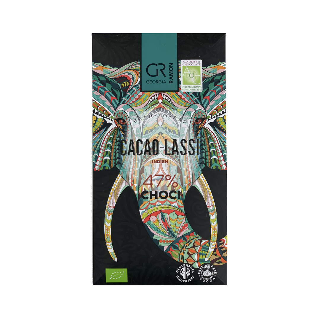 GR 47% mléčná čokoláda Cacao - Lassi Indien 50 g