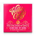Willie's Cacao EXP 100% hořká čokoláda bez cukru Pistachio & Date 50 g