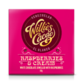 Willie's Cacao 36% bílá čokoláda s malinami Raspberries & Cream 50 g