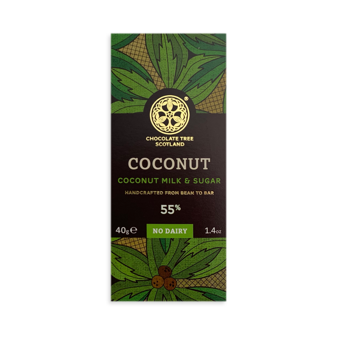 Chocolate Tree MINI Peru Coconut 55% hořká čokoláda s kokosovým mlékem 40 g