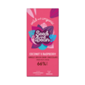 Seed and Bean 66% hořká čokoláda Sao Tome kokos a maliny BIO 75 g