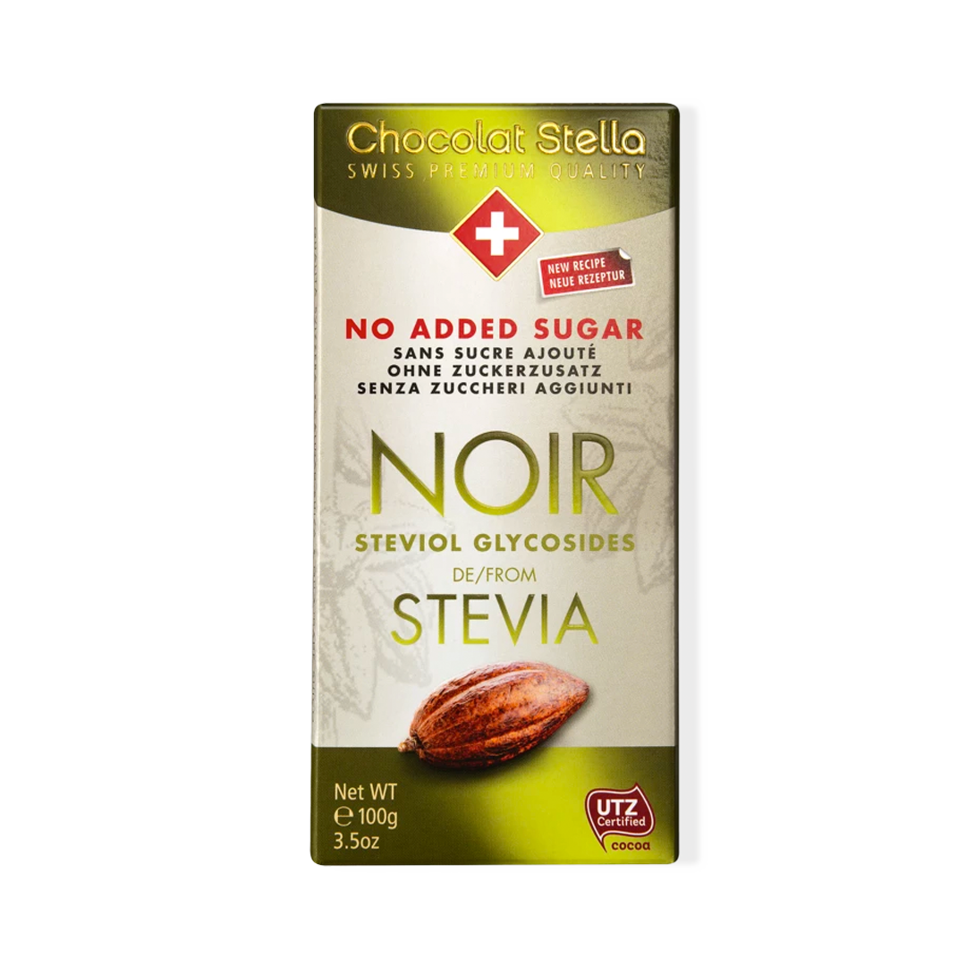 Stella hořká čokoláda s extraktem ze stévie 100g Stella hořká čokoláda s extraktem ze stévie 100g