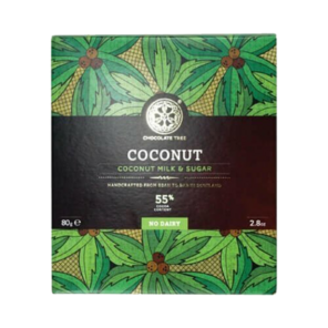 Chocolate Tree 55% hořká čokoláda Peru Coconut s kokosovým mlékem BIO 80 g