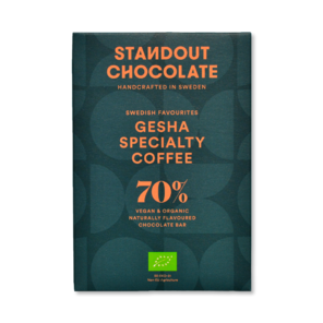 Standout Chocolate 70% hořká čokoláda GESHA SPECIALTY COFFEE BIO 50 g
