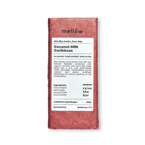 Mellow Chocolate 50% hořká čokoláda Coconut Milk, Caribbean BIO 53 g