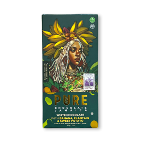 PURE 25% bílá čokoláda BANANA, PLANTAIN AND SWEET POTATO 60 g