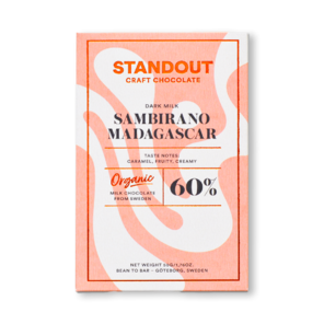 Standout Chocolate 60% mléčná čokoláda Sambirano Madagascar BIO 50 g