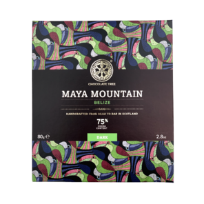 Chocolate Tree 75% hořká čokoláda Belize Maya Mountain BIO 80 g