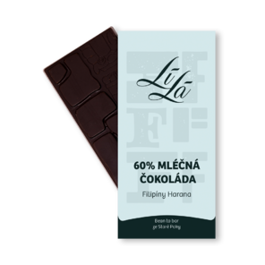 LÍLÁ 60% mléčná čokoláda FILIPÍNY Harana 50 g