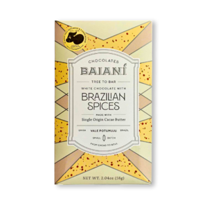 Baianí Chocolates 33% bílá čokoláda BRAZILIEN SPICES 58 g