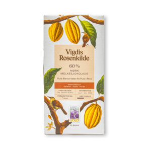 Vigdis Rosenkilde 60% mléčná čokoláda PERU PIURA BLANCO 70 g