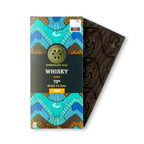 Chocolate Tree 70% hořká čokoláda PERU WHISKY NIBS 70 g