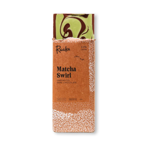 Raaka 62% hořká čokoláda Matcha Swirl 50 g