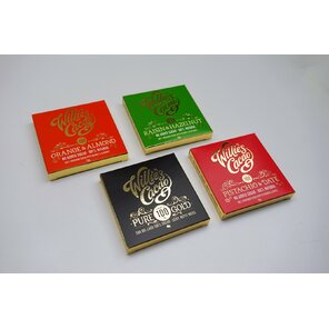 Willie's Cacao degustační sada 100% čokolád 190 g