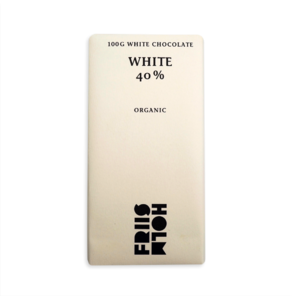FRIIS-HOLM WHITE 40% bílá čokoláda Ekvádor BIO 100 g