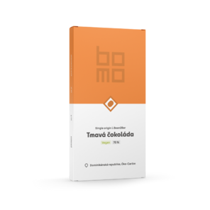 BOMO 70% hořká čokoláda DOMINIKÁNSKÁ REPUBLIKA, Öko Caribe 50 g