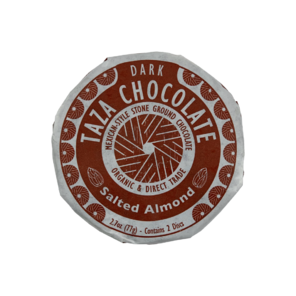 TAZA Chocolate Salt. Almond 44% hořká čokoláda 77 g