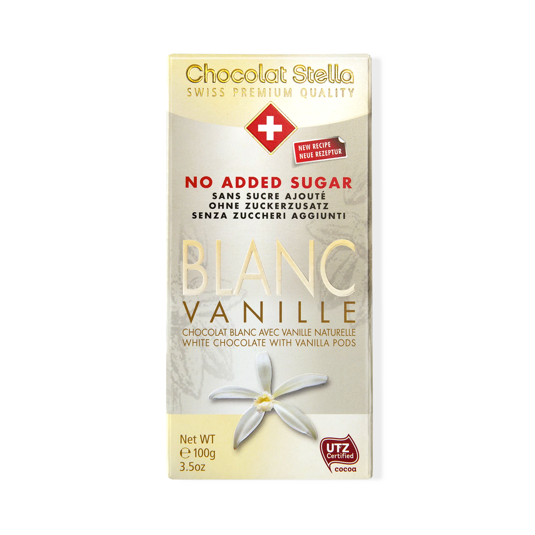 Stella 26% bílá čokoláda bez přidaného cukru s vanilkou 100 g