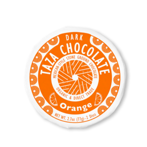 TAZA Chocolate 50% hořká čokoláda ORANGE 77 g