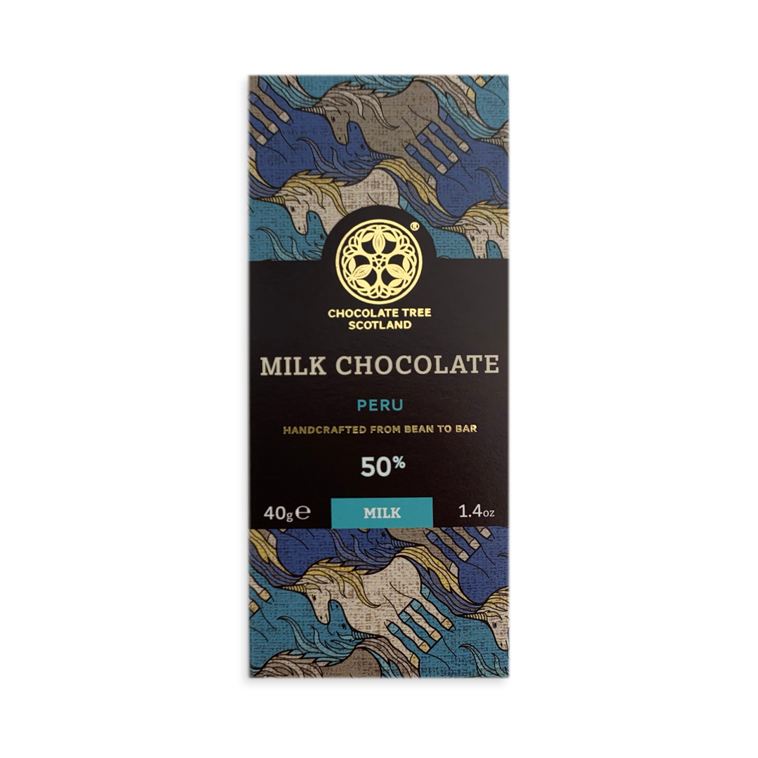 Chocolate Tree MINI Peru Chililique Milk 50% mléčná čokoláda BIO 40 g