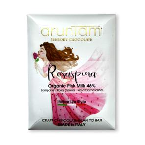 Aruntam 43% mléčná čokoláda ROSASPINA BIO 50 g