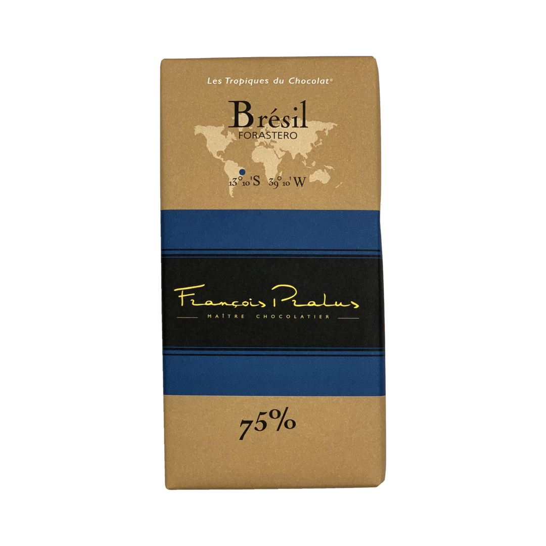 Francois Pralus Brazílie 75% hořká čokoláda 100 g