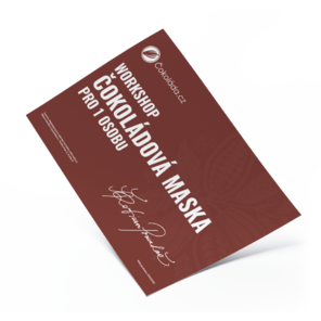 Dárkový poukaz na workshop - čokoládová maska