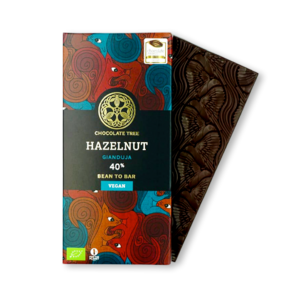 Chocolate Tree 40% hořká čokoláda HAZELNUT GIANDUJA BIO 70 g