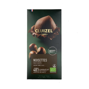 Michel Cluizel Lait Noisettes 48% mléčná čokoláda s lískovými ořechy 100 g