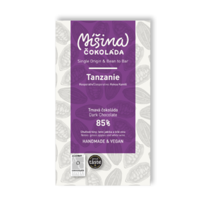 Míšina čokoláda 85% hořká čokoláda - Tanzanie 50g