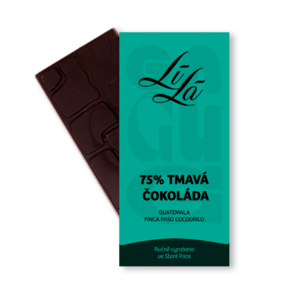 LÍLÁ 75% hořká čokoláda Guatemala 50 g
