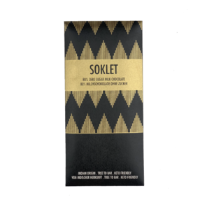 Soklet 80% mléčná čokoláda bez přidaného cukru 50 g