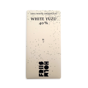 FRIIS-HOLM WHITE YUZU 40% bílá čokoláda s citrusem Yuzu 100 g