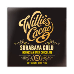 Willie's Cacao 69% hořká čokoláda Surabaya Gold Indonésie Jáva 50 g