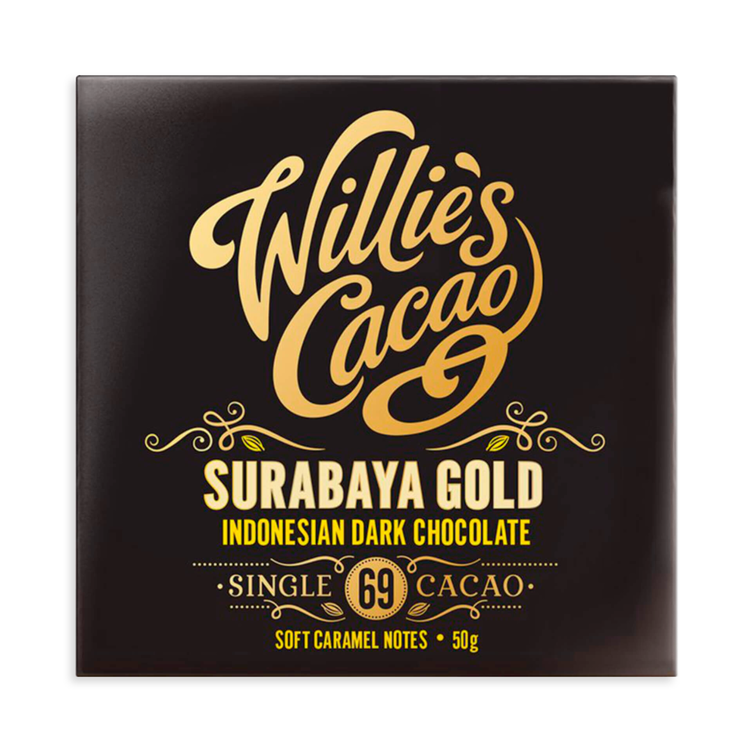 Willie's Cacao Surabaya Gold Indonésie Jáva 69% hořká čokoláda 50 g