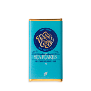 Willie's Cacao BABY 44% mléčná čokoláda se solí Sea Flakes 26 g