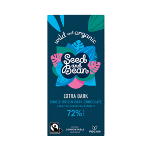 Seed and Bean 72% hořká čokoláda DARK CACAO BIO 75 g