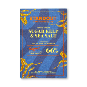 Standout Chocolate 66% hořká čokoláda SUGAR KELP AND SEA SALT BIO 50 g